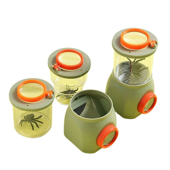 Acahhotxx Explorer Binoculars, Kid Outdoor Set Catching Observation Tools Nature Exploration Children Games Magnifier Lens Catcher