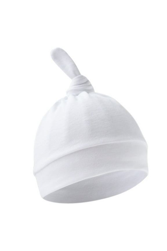 Fetal Hat, Cotton Breathable Baby Bonnet Hat Soft Infants Earflap Bonnet Fetal Caps Comfortable Headwear for 0 to 6 Months Unisex