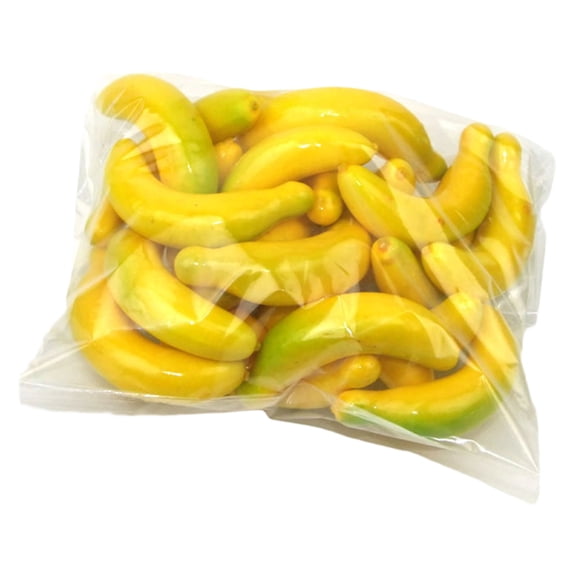 Acahhotxx Foam Fruit, 20pcs Simulation Artificial Fruit Lemon Orange for Restaurant Hotel Home Garden Wedding Kitchen Decoration Photo Props - Banana