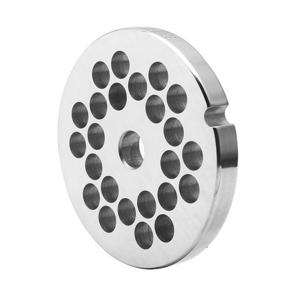 Acahhotxx Grinder Plate, Stainless Steel Meat Grinder Mincer Plate Disc Replacement for Type12 Manual Meat Grinder Mincer Accessory - 8mm