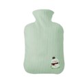 thumbnail image 1 of Acahhotxx Hands Warmer, Thicked Hot Water Bag Cartoon Plush Winter Hot Water Bottles for Girls Pocket Hand Feet Warm Water Filling - Green - 1000ml, 1 of 3
