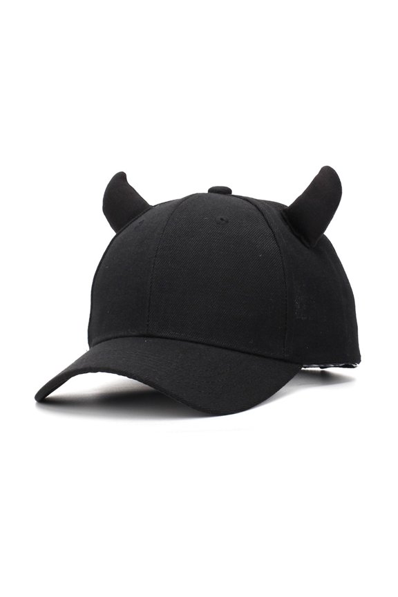 Hat, Sunproof Baseball Hat with Devil Horn Visors Hat for Travel Adult Outdoor Adjust Size Cycling Hiking Vacation Sun Hat