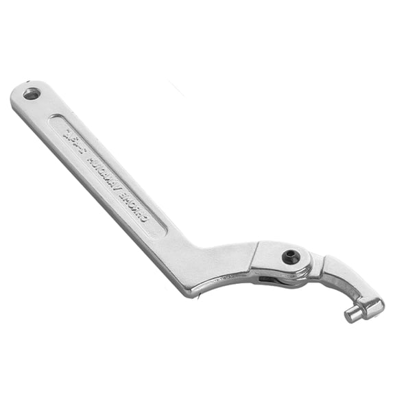 Acahhotxx Hook Wrench, Adjustable Hook Wrench 19-51mm/32-76mm/51-121mm/115m-170mm C Hook Wrench Stainless Steel Hook Wrench Joint Hook Wrench