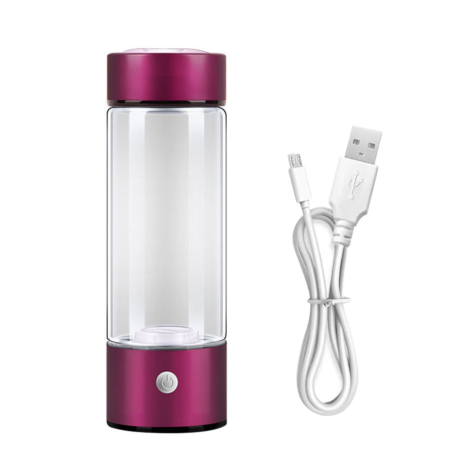 Acahhotxx Hydrogen Bottle, Water Cup Hydrogen-Rich Water Cup Water Generator Glass for - Rose
