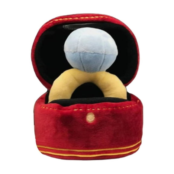 Acahhotxx Interactive Teether, Squeaky Stuffed Engagement Shape Dog Chew Toy Soft Massage Supplies Pet Plush Molar Pet Supplies - A