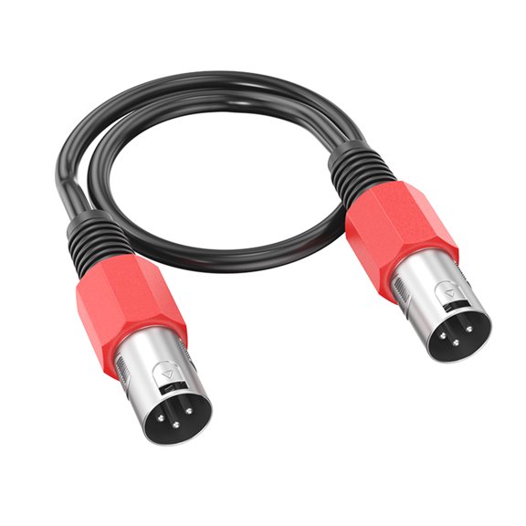 Acahhotxx Microphones Cable, Professional 3Pin Connection Male to Male Auditory Connection For Microphones And Line