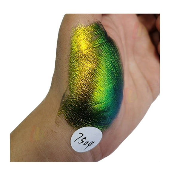 Acahhotxx Nail Art Sticker, Color Shifting Changing Powder Metallic Paint Dry Pigment for Epoxy Resin Craft Jewelry Making Toning - 4