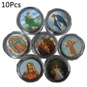 10pcs Plastic Storage Box for Round Beads Catholic Rosary for Religious Ne