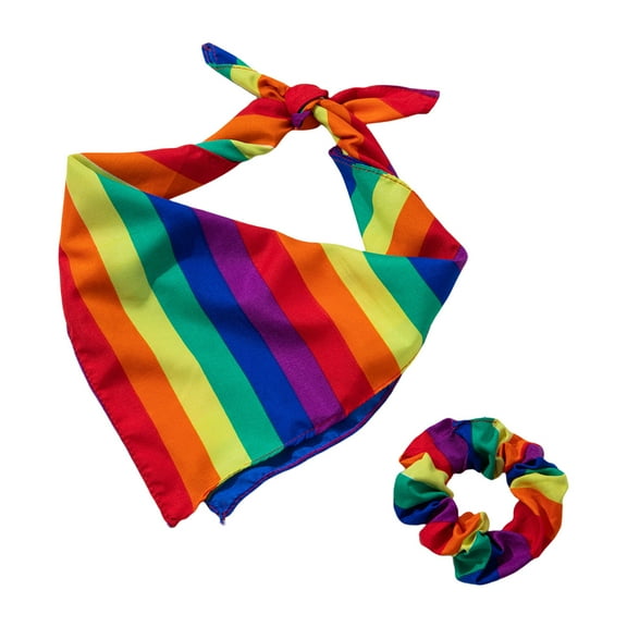 Acahhotxx Rainbow Headbands, Rainbow Hair Rings Adjustable Headbands Durability Hair Loop Versatiles Hairband for Various Occasion