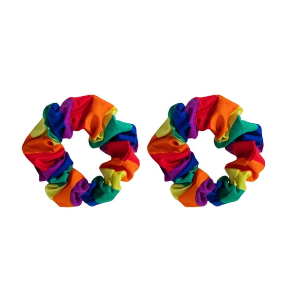 Acahhotxx Rainbow Headbands, Rainbow Hair Rings Adjustable Headbands Durability Hair Loop Versatiles Hairband for Various Occasion