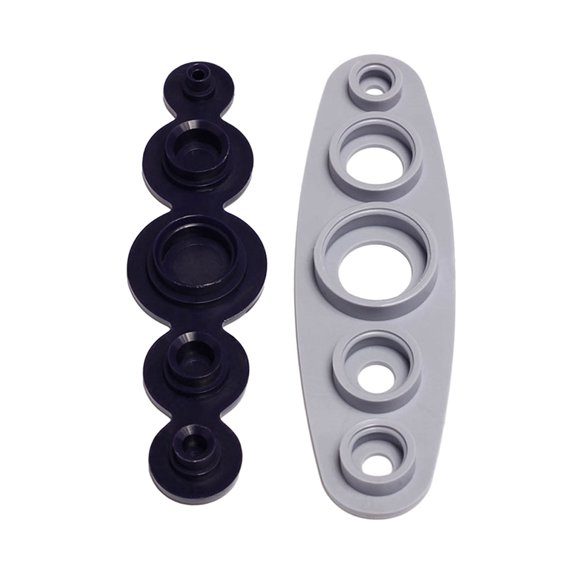 Acahhotxx Round Button, Tool for Buttons Cloth Buttons, Help Make Own Covered Buttons, Size: 11mm, 15mm, 19mm, 23mm, 29mm