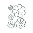 thumbnail image 1 of Acahhotxx Scrapbook Stamp, Flowers Metal Cutting Dies Stencil Scrapbook Album Paper Card Template Mold, 1 of 3