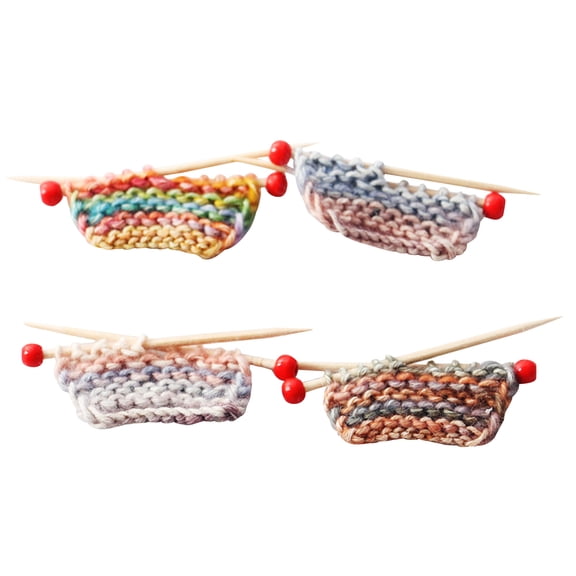 Acahhotxx Small Figurine, Miniature Knitted Sweater Model Decorative Household Decoration for Children Girl Boys