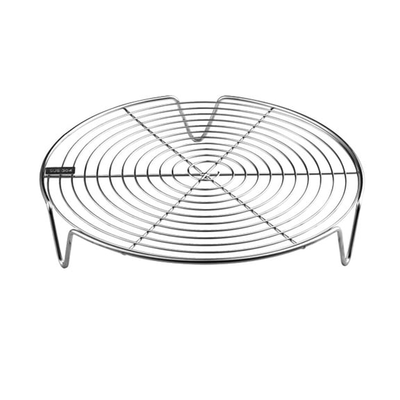 Acahhotxx Steaming Rack, Steaming Rack Kitchen Tableware Steamers Rack Stainless Steel Steaming Stand for Cooking and Food Preservations - Short Feet 22Cm