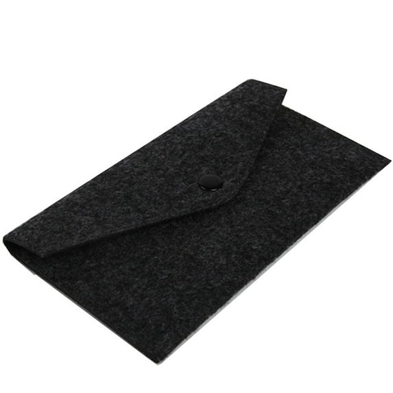 Acahhotxx Wallet, Felt Storage Sleeve for Cellphone-Protective Felt Wallet Pocket Holder Bag for Cell Phone Card Cash Pens Sunglasse