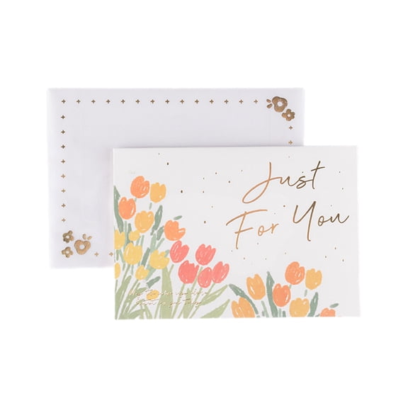 Acahhotxx Wedding Money Package Envelopes Card Unique Flower Greeting Cards Letter Paper Envelopes Wedding Invitation Card