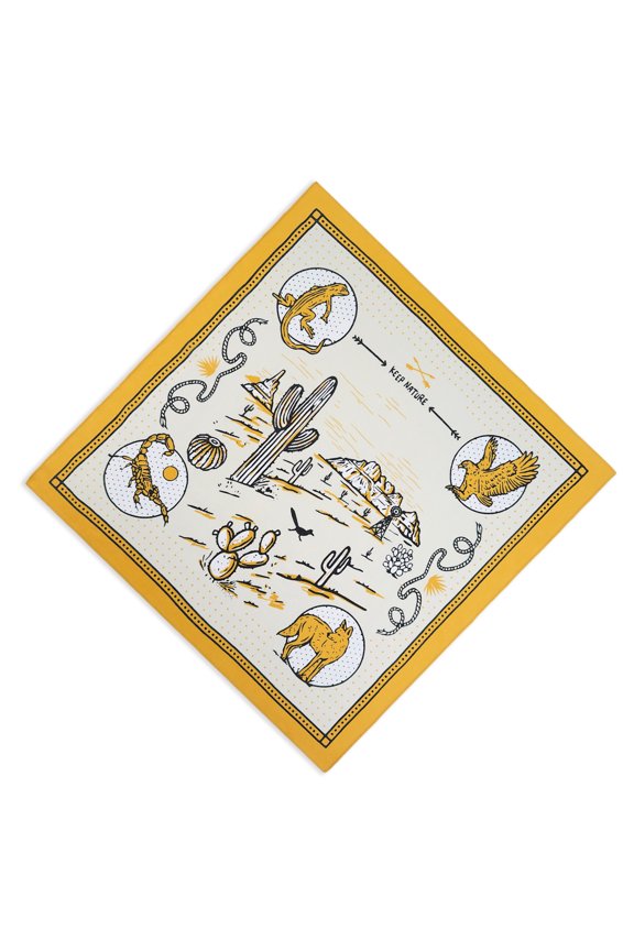 Women Headwear, 21'' Desert Pattern Bandana Head Scarf for Women Male Square Turbans Head Scarf Colorful Head Wrap Headwear