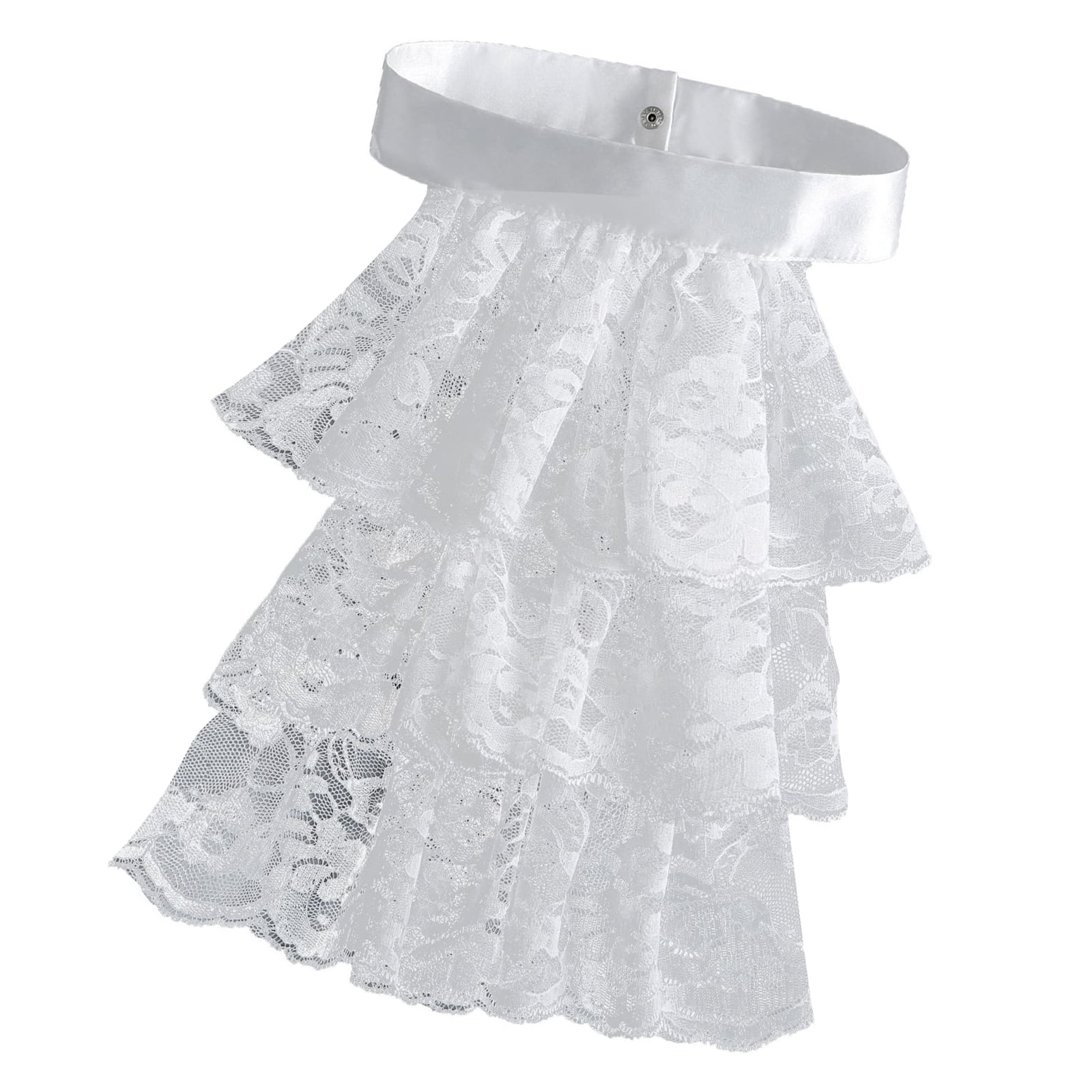 Acahhotxx party collars, Elegant Victorian Costume Collar Ruffled Lace ...