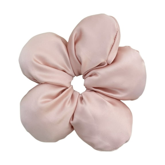 Acahhotxx party scrunchies, 3D Flower Hair Scrunchies Thick Updo Oversized Hair Scrunchy Elegant Hair Rope Scrunchies Women Ponytail Holder