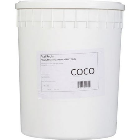 Acai Roots Coconut Cream Sorbet, 3 Gallon