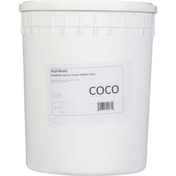 Acai Roots Premium Coconut Cream Sorbet 3 gal