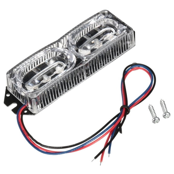 Acaige 12V Motorcycle Brake Turn Signal Blue Warning Tail Stop Strobe Flash Emergency Light