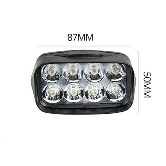 Acaige 12W 1200Lm White Drl Motorcycle Headlight Scooter Fog Spotlight Led Spot Light