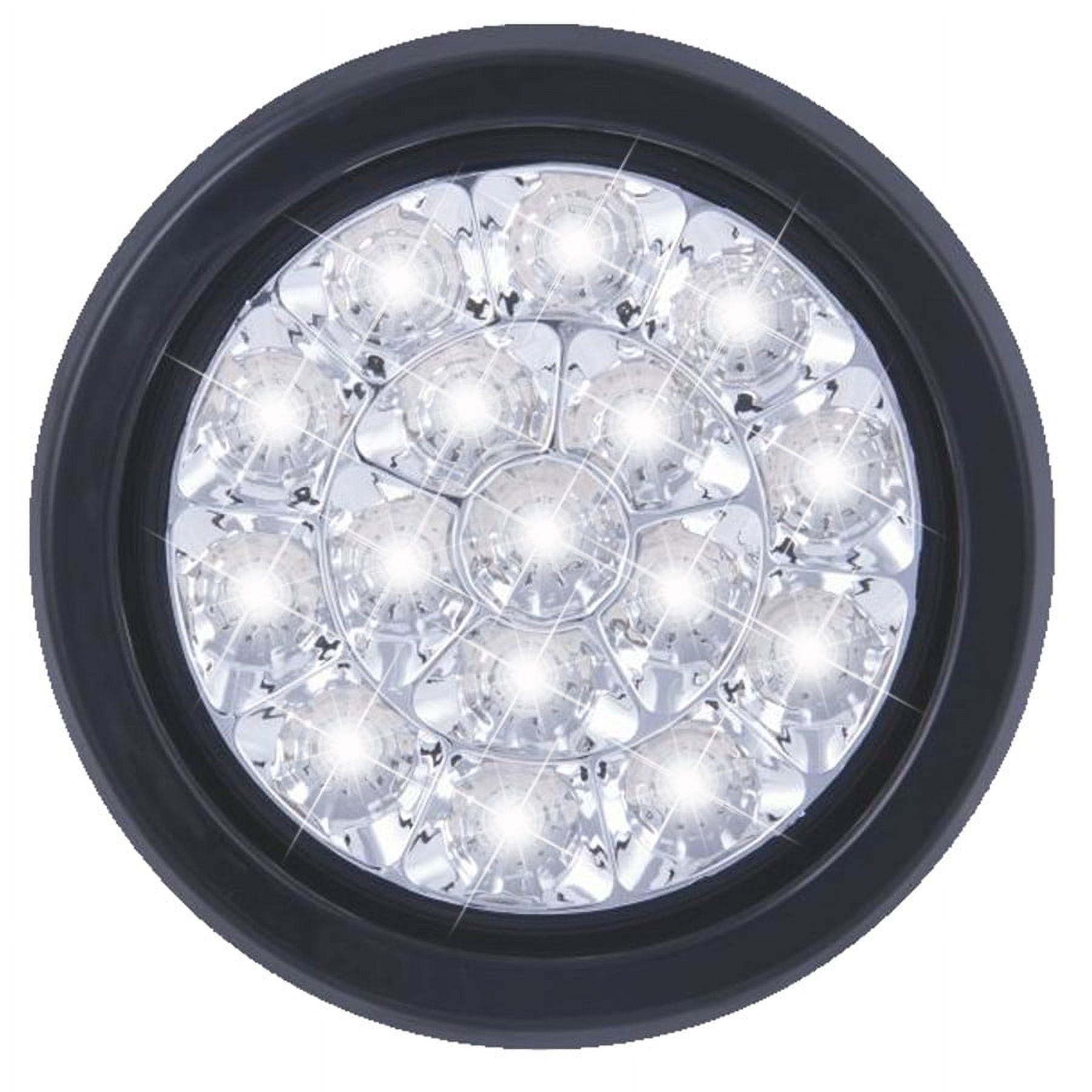 White Rear Light Acaige 16-LED 12V 24V Round Lens White Tail Lights Reverse Lamps for ...