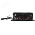 thumbnail image 1 of Acaige 2 Channel Output 12V 400W Bluetooth Power Amplifier Stereo HiFi Audio FM Remote, 1 of 5