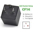 thumbnail image 1 of Acaige 3-Terminals Cf-14 12V Automotive Led Flasher Relay For Motorcycle Or Car Turn Signals Blinker With 0.1W-150W Led Lights, 1 of 5