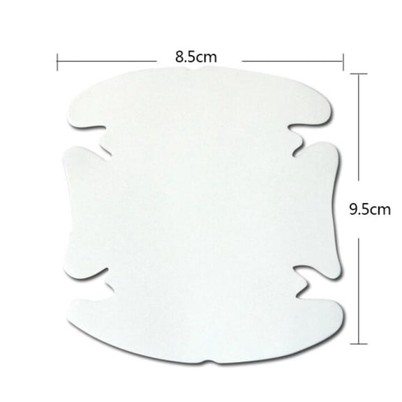 Acaige 50pcs Invisible Clear Auto Car Side Door Handle Paint Scratch Protector Guard Film Sheet