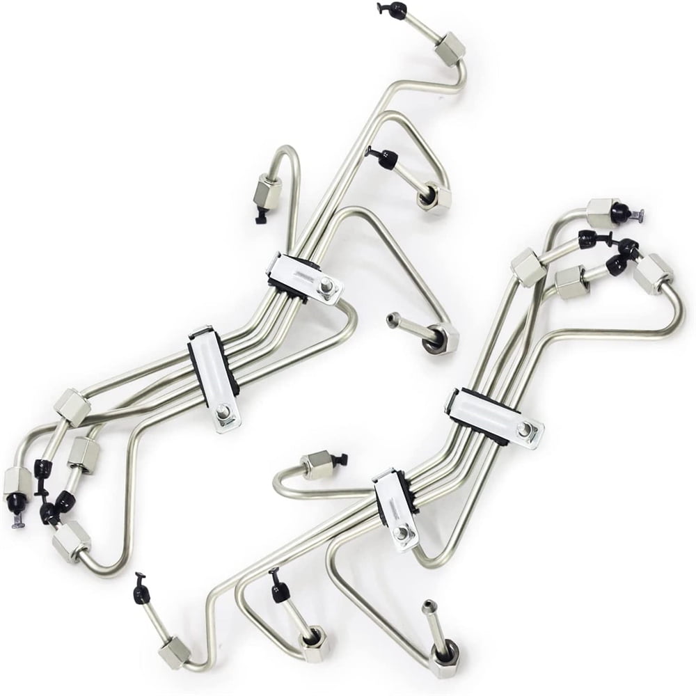 Acaige 8 Fuel Injection Lines For Ford 6.9L 7.3L IDI Diesel 1983-1994 F ...