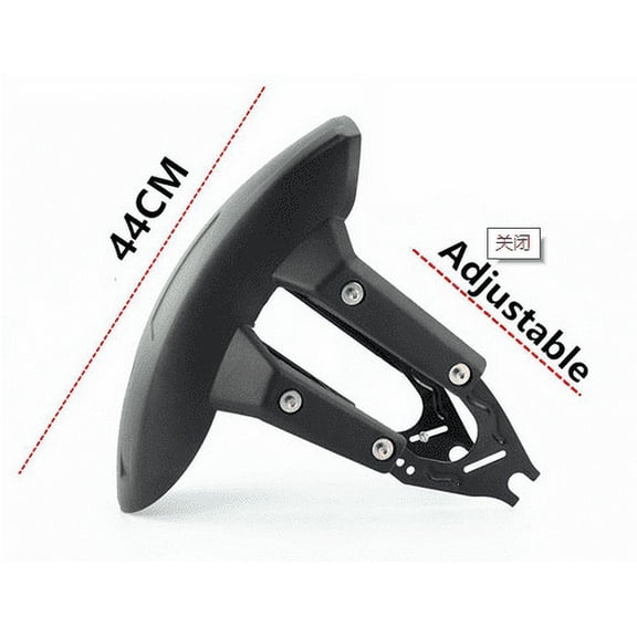 Acaige Adjustable 14-18" Motorcycle Rear Fender Cover Splash Guards Mud Flaps Mudflaps