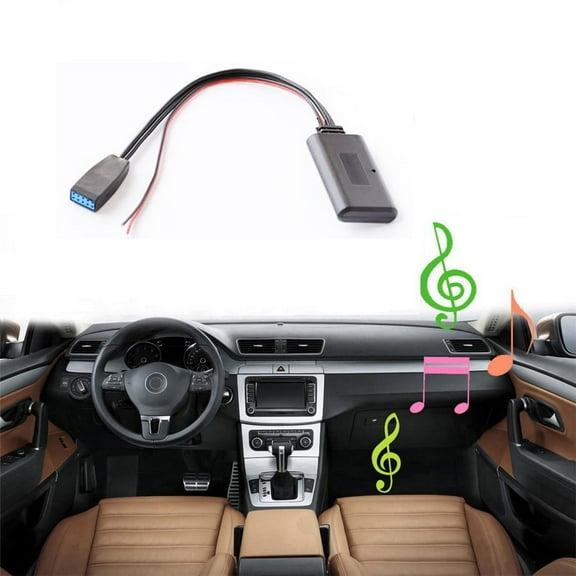Acaige Car Business CD Bluetooth Module Audio 10Pin AUX Adapter For BMW E46 3 Series