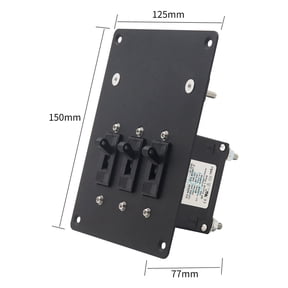 Acaige Manual-Off Hydraulic Circuit Breaker With Integrated 5+2 Way 100A Busbar