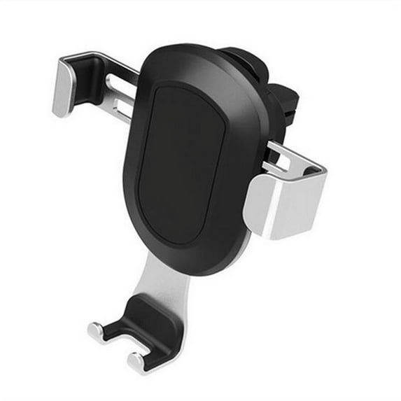 Acaige Metal Black Car Phone Holder Free Adjustment of Angle For 3.6-6 inch Cell Phone