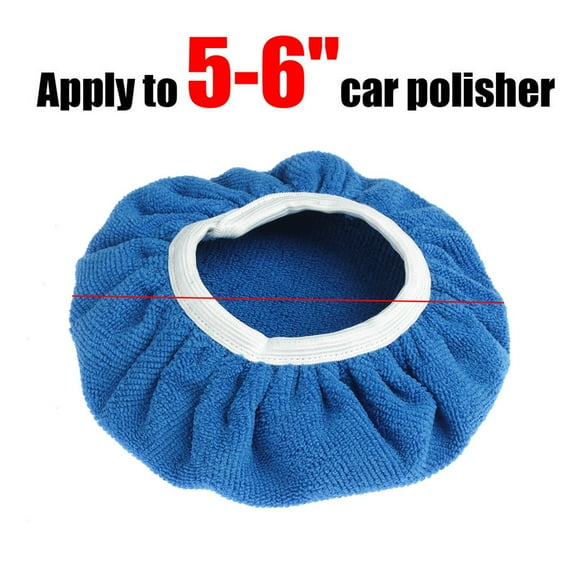 Acaige Microfiber Car Polishing Wax Polisher Bonnet Buffing Pads for 5-6" Car Polisher