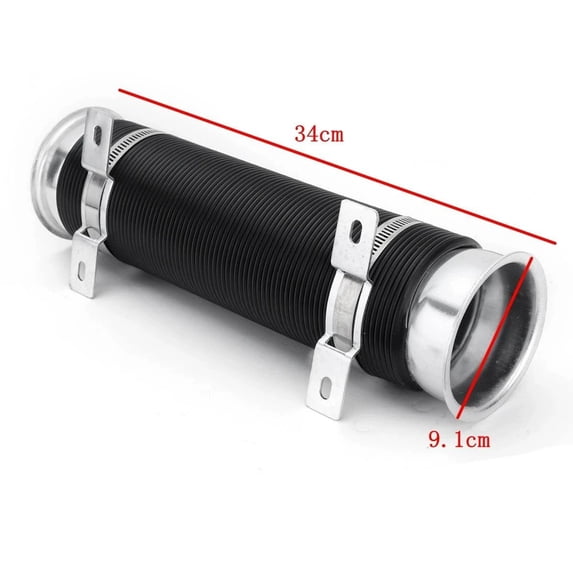 Acaige Modified Air Conditioning Intake Telescopic Pipe Universal Hose 91MM INLET New
