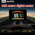 thumbnail image 1 of Acaige Obd2 Hud Upside Down Hd Tft Car Speed Windshield Projector Head-Up Display Speedometer Auto Alarm Obd Obdii Oil Water Temp Gauge, 1 of 5