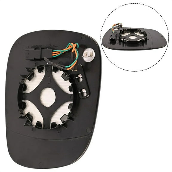 Acaige Right Side 4 Pins Mirror Glass Heated W/Backing Plate For Bmw X3 2010-2014