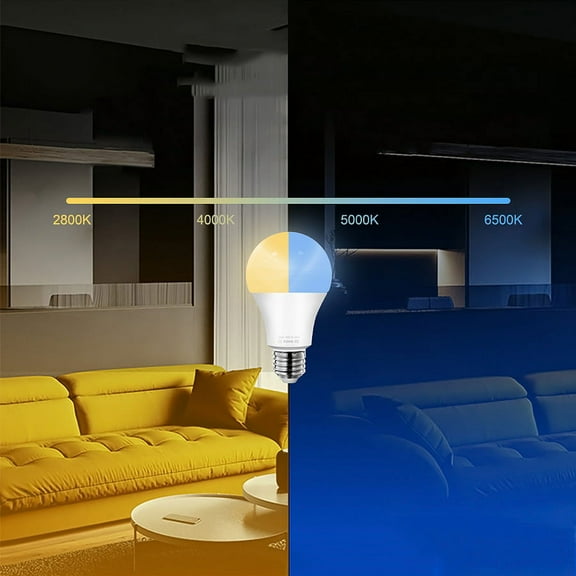 Acaige Smart Light Bulb, 9W Multicolor 2800k-6500k Dimmable WiFi LED Bulb