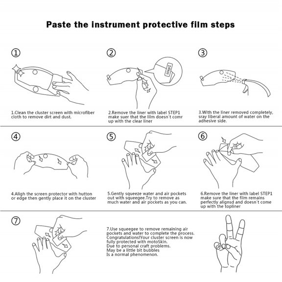 Acaige Speedometer Screen Blu-ray Cluster Scratch Protection For HONDA PCX150 2018 2019 PCX 150