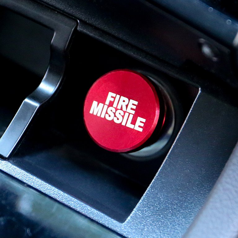 fire missiles car cigarette lighter Acaige Universal Fire Missile Eject Button Car Cigarette Lighter Cover