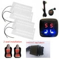 thumbnail image 1 of Acaigel 12V 2 Seats 4 Pads Universal Carbon Fiber Heated Seat Heating Heater Pads + Digital 5 Level Switch Winter Warmer Seat Covers, 1 of 5
