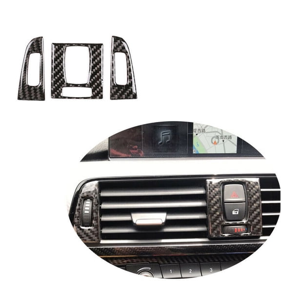 Acaigel 13PCS Real Carbon Fiber Interior Trim Decor Cover For BMW 3 4 Series F30 F34