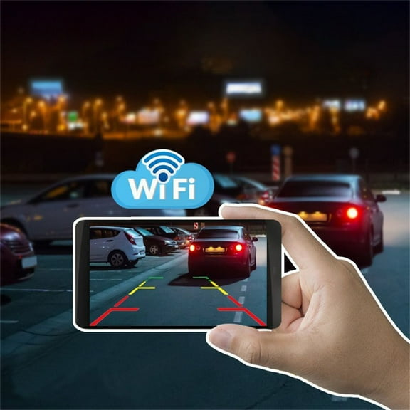 Acaigel 170 WiFi Wireless Car Rear View Cam Backup Reverse Camera USB Interface For iPhone Android IOS