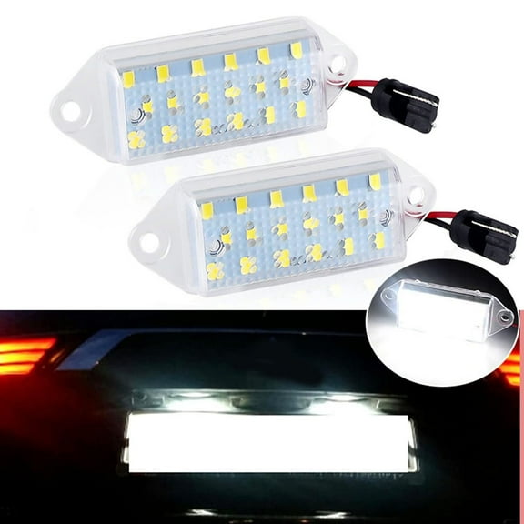 Acaigel 1Pair White Led Licence Plate Light 8341A099 For Mitsubishi Lancer Evo Viii Ix X