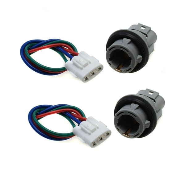Acaigel 2 Front Turn Signal Light Socket Connector Harness with 3-Wire Kit For Honda Civic