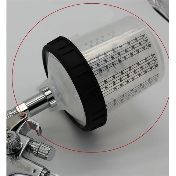 Acaigel 20oz Disposable Cup + M16x1.5 External Thread Connector For Spray Gun Adapter US