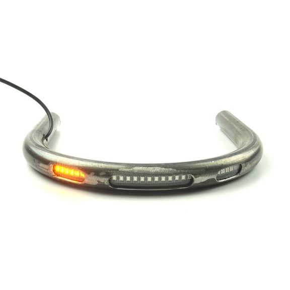 Acaigel 225Mm Modified Universal For Cafe Racer Seat Frame Hoop Style Loop With Led Brake Turn Singal Light For Honda Cb Yamaha Xs